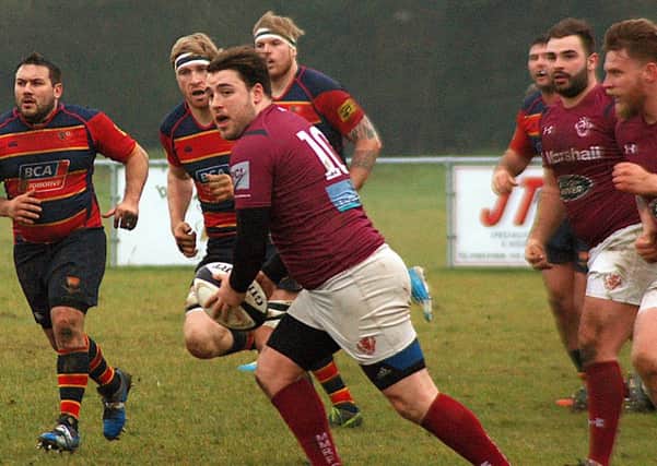 Matt Cox kicked 11 points in Melton's bonus point win against promotion challengers Old Northamptonians EMN-170213-175127002