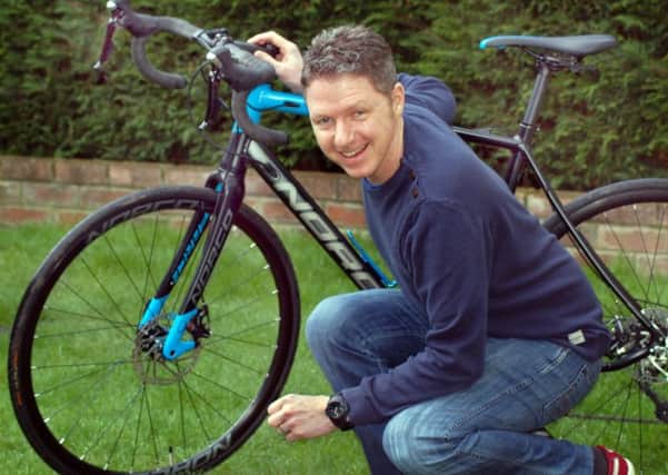 Rob Steele, who is recovering from cancer and planning a 78-mile cycle to raise money for Melanoma UK EMN-171002-162443001