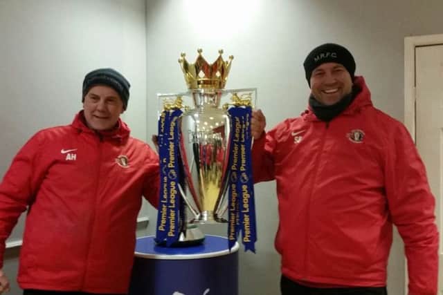 Mowbray Rangers U12s Tigers managers Simon Bailey and Adrian Hubbard EMN-170215-104359002