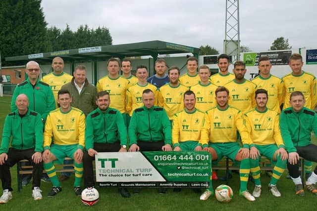 Holwell Sports 2016/17 with Martin Shepherd, managing director of sponsors Technical Turf EMN-170221-165648002