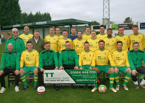 Holwell Sports 2016/17 with Martin Shepherd, managing director of sponsors Technical Turf EMN-170221-165648002