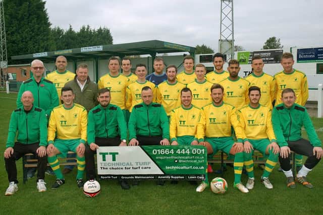 Holwell Sports 2016/17 with Martin Shepherd, managing director of sponsors Technical Turf EMN-170221-165648002