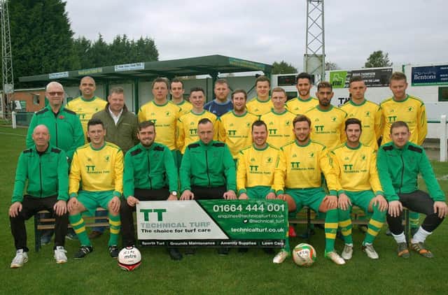 Holwell Sports 2016/17 with Martin Shepherd, managing director of sponsors Technical Turf EMN-170221-165648002