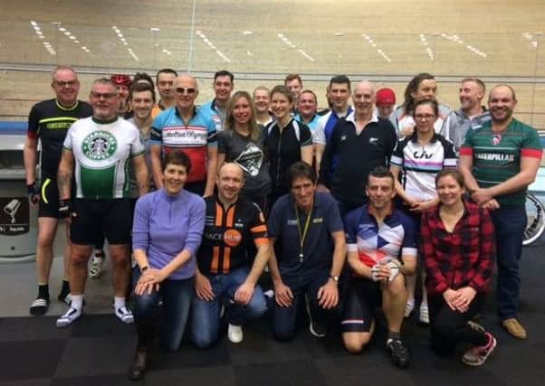 Melton Olympic Cycling Club and the Stilton Striders took on the Derby Velodrome EMN-170228-145210002