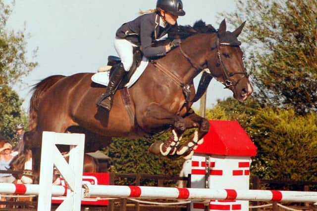 Lucy took up competitive show jumping just eight years ago EMN-170703-180203002