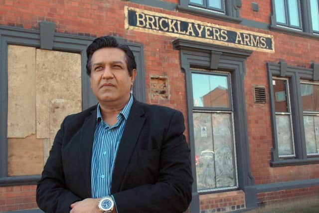 New owner Atul Dawda outside the old Bricklayer's Arms in Melton EMN-170313-172415001