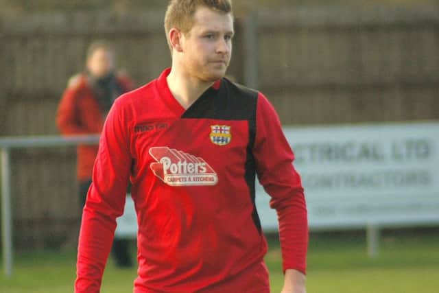 Melton skipper Tom Cooper was rock solid at the heart of Town's defence EMN-170320-090648002