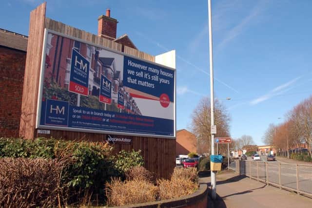 The new billboard outside the old Bricklayer's Arms in Melton EMN-170322-113751001