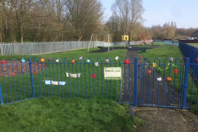 The eloquent looking exhibition in Baldocks Lane Park PHOTO: Supplied