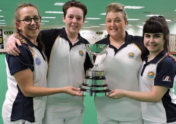 The young Hornsea team won the women's fours title at Melton EMN-170327-134615002
