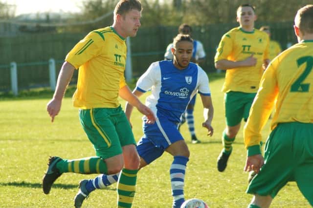 Michael Stevenson's penalty gave Holwell an early lead EMN-170327-171019002