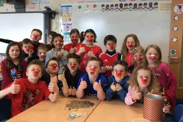 Children at Redmile Primary School dressed up for Comic Relief and raised Â£88 PHOTO: Supplied