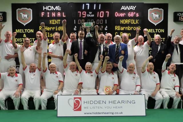 Norfolk celebrate their first over 60s county title EMN-170329-104212002