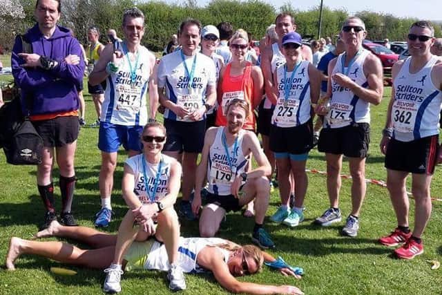 Stilton Striders in the Belvoir Half sunshine EMN-171104-130550002