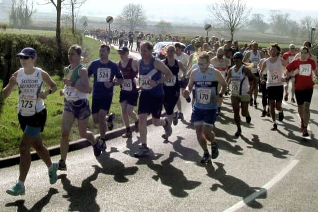 Almost 500 finishers had to contend with the highest temperatures of the year so far EMN-171104-124125002