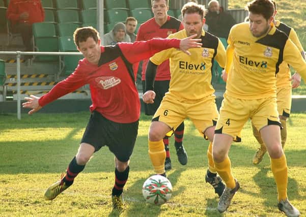 Aaron Black drew Town level at Lutterworth EMN-170418-102659002