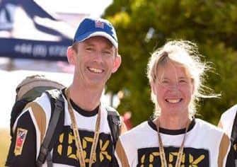 Jeremy Greville-Heygate with his wife Emma PHOTO: Supplied