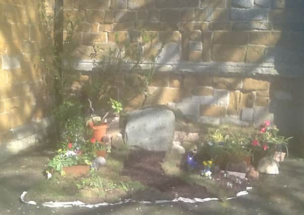 The churchyard Easter garden at Long Clawson PHOTO: Supplied