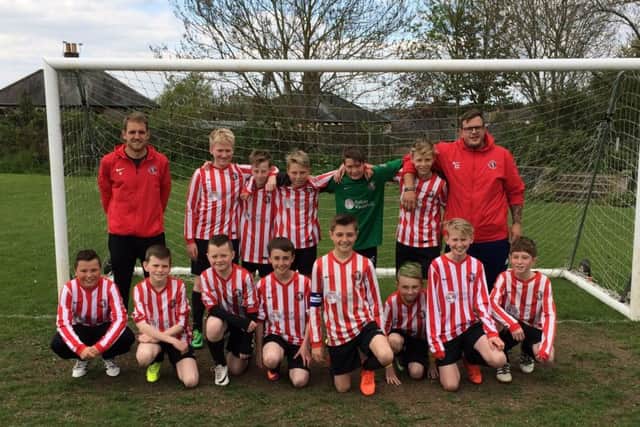 Mowbray Rangers Lions Under 12s will take on Oadby in the final at County FA HQ EMN-170425-192146002