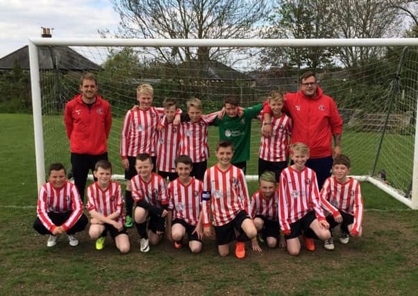 Mowbray Rangers Lions Under 12s will take on Oadby in the final at County FA HQ EMN-170425-192146002