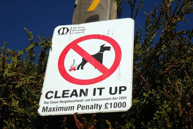 Melton dog fouling area EMN-170419-162527001