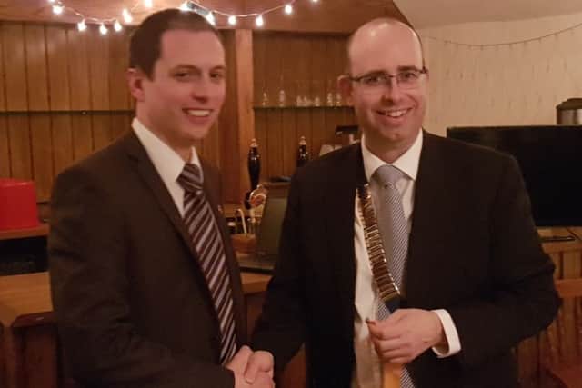Nathan James (right) has taken over as chairman of Melton Round Table PHOTO: Supplied