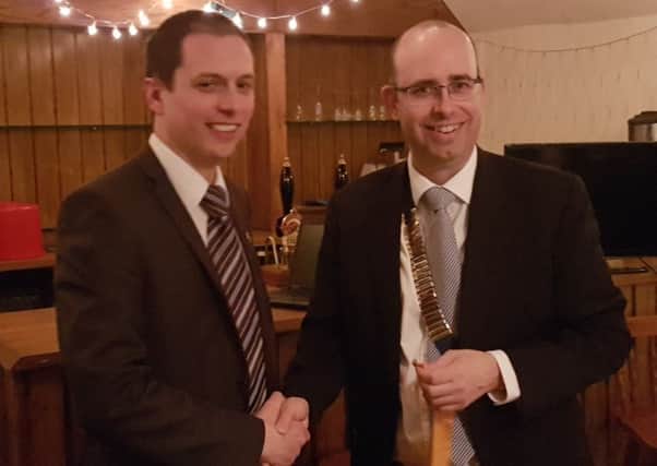 Nathan James (right) has taken over as chairman of Melton Round Table PHOTO: Supplied