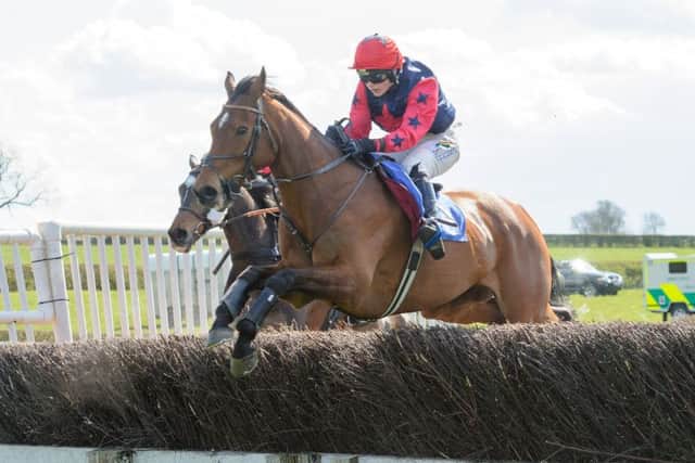 Gina Andrew won the Ladies' Open on Top Smart as part of her treble at the Quorn Point-to-Point last year EMN-170426-122456002