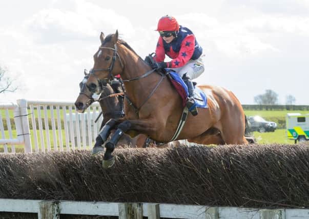 Gina Andrew won the Ladies' Open on Top Smart as part of her treble at the Quorn Point-to-Point last year EMN-170426-122456002