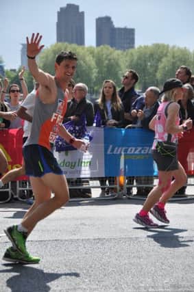 Freddie Allen running the London Marathon for Brooke PHOTO: Supplied