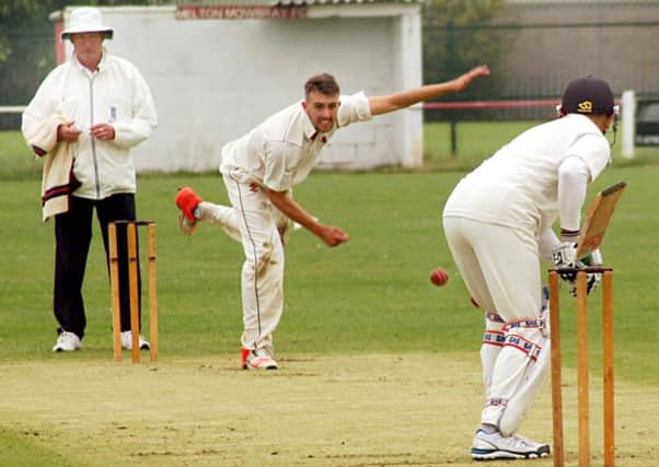 Melton's Mike Roberts took three wickets after a fiery spell EMN-170205-110818002