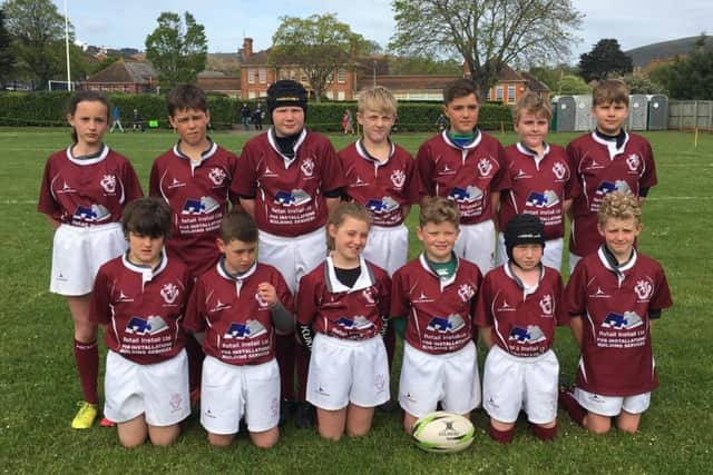 Melton RFC Under 11s before their final assignment of the season EMN-170205-153307002