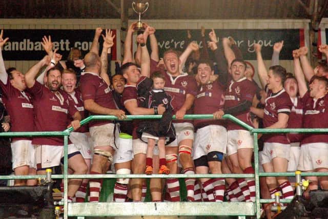 Jubilant scenes as Melton RFC lift their first-ever County Cup at the home of the Leicester Tigers EMN-170305-121408002