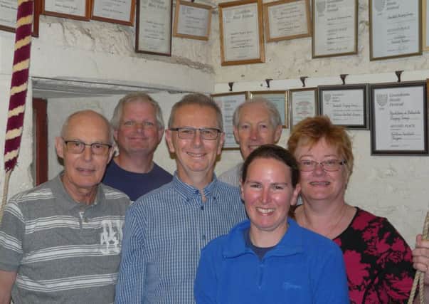 The team of six bell ringers PHOTO: Supplied