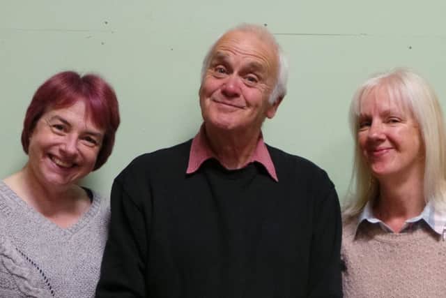 From left to right: Gill Bowler (Judith), Paul Puttnam (Eric) and Sally Portsmouth (Vicky), missing is Ron Berry who plays Mark PHOTO: Supplied