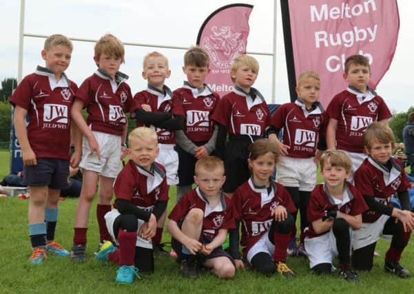 Melton RFC Under 7s at the county festival Pictures by Simon Hargrave EMN-170405-142006002
