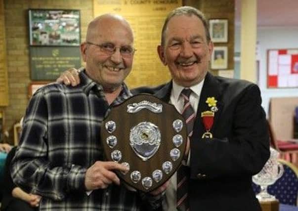 Don Welch was mens over 60s singles club and county champion and also collected the trophies for the triples and the fours. EMN-170405-144107002