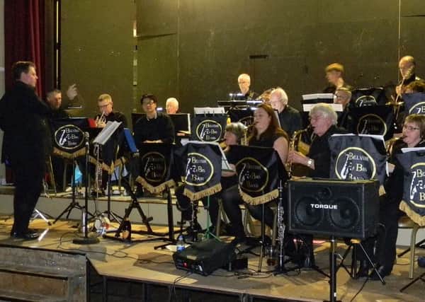 Belvoir Big Band at Long Clawson Village Hall concert PHOTO: Marion Dalby