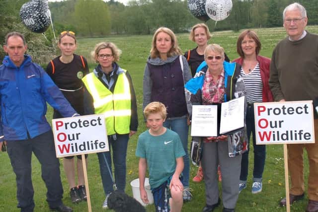 Campaigners striving to protect Melton Country Park from the impact of neighbouring housing developments EMN-170515-110257001