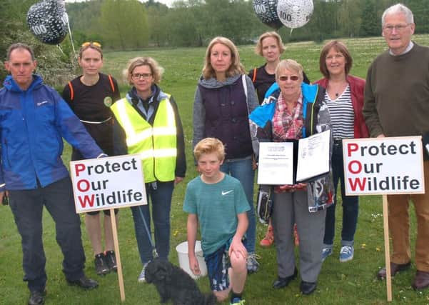 Campaigners striving to protect Melton Country Park from the impact of neighbouring housing developments EMN-170515-110257001