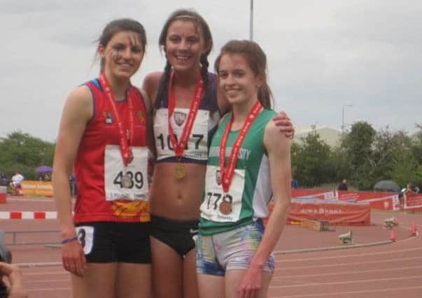 Mari Smith (left) at last year's BUCS Championships with Steph Pennycock (right) who took bronze for the second year running EMN-170517-143514002