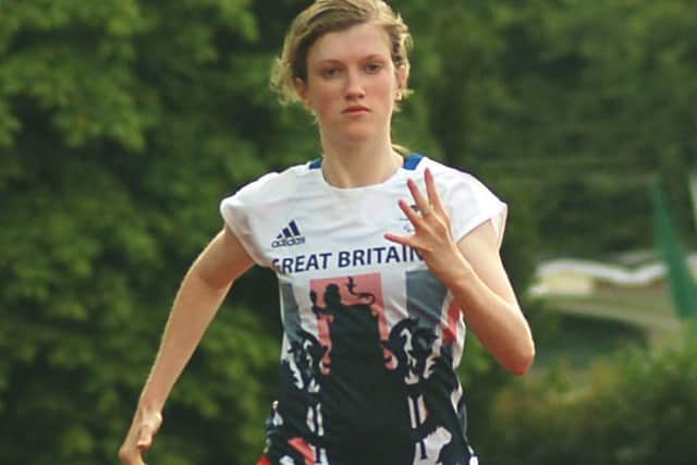 Hahn has twice broken the 100m world record at Loughborough EMN-170524-145535002