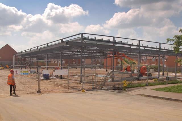 Building work underway on Melton's new Aldi store on Leicester Road EMN-170526-160406001