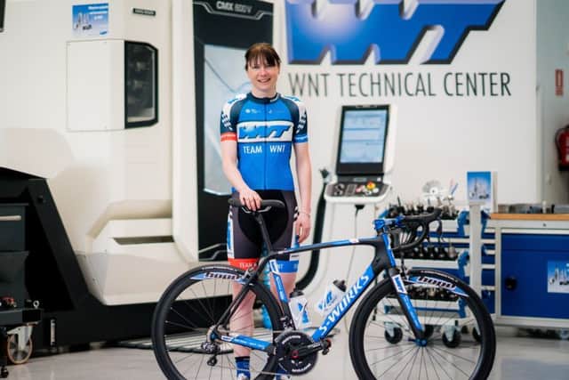 Bex Rimmington will form part of a formidable six-strong Team WNT squad on Sunday EMN-170531-134815002