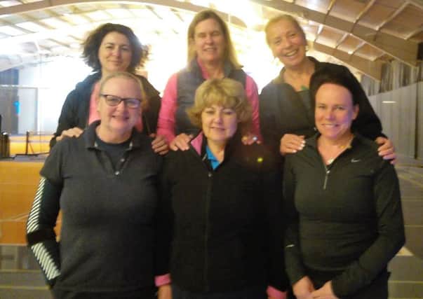 The Belvoir Vale Tennis Club ladies' team which win 9-0 at David Lloyd EMN-170606-101722002