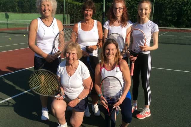 Hamilton Tennis Club's ladies' third team EMN-170606-100408002