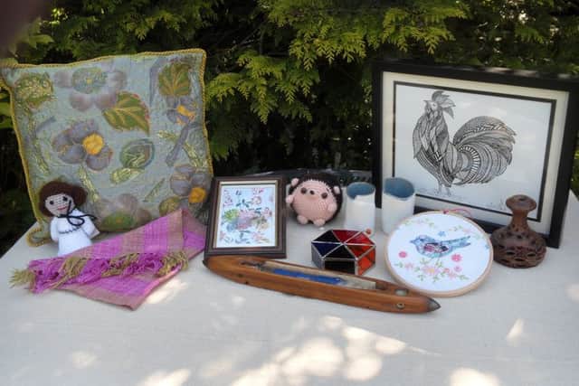 Work by the Burton Lazars Arts and Crafts Club PHOTO: Supplied
