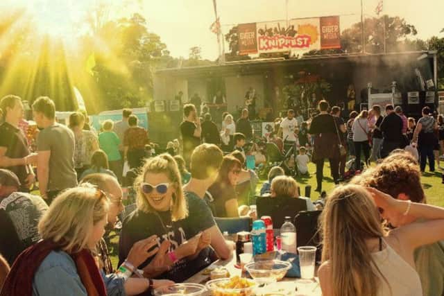 A perfect evening for enjoying a picnic and live bands PHOTO: Tim Williams