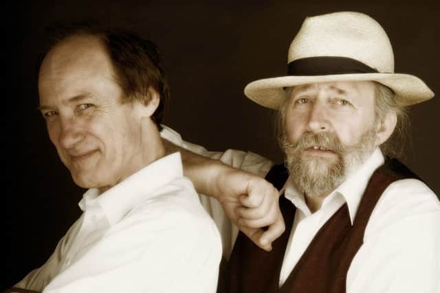 John Otway (left) and Wild Willy Barrett, who are set to play an iconic gig at Eastwell Villlage Hall EMN-170613-135940001