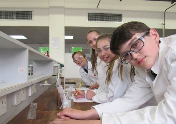 Ratcliffe College's triumphant next generation of scientists - Oliver Hunt, Nigel Denham, Annie Rose Reddin and Marley Totton PHOTO: Supplied
